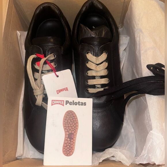 Camper Iconic Black Pelotas Size EU 40 | US 9.5 - Picture 6 of 10